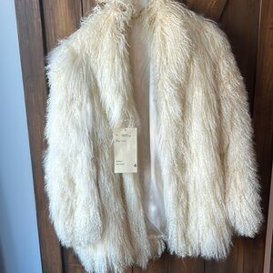 Vintage Tibetan Lamb Fur Coat NWT